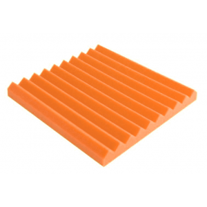 Акустические панели "Клин" (16 штук по 450x450x50мм, 3м²), оранжевый