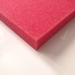 Поролон эластичный SPG2240 4мм (2000x1000x4мм), красно-розовый