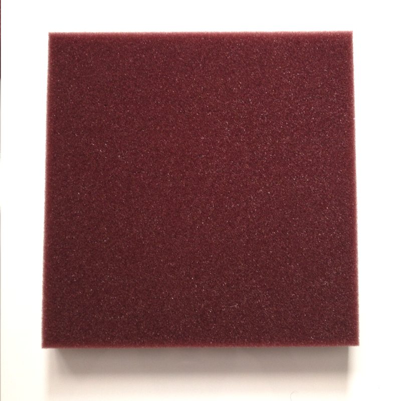 Акустический поролон Волна-3D 30 (2000х1000x30мм), бордовый