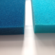 Акустические панели Волна-3D Лайн 50 (16 штук по 500x500x50мм, 4м²), светло-синий