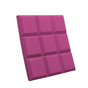 Акустическая панель "Квадрат" (2000х1000х40мм), фиолетовый