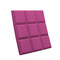 Акустическая панель "Квадрат" / 2000х1000х40мм / 2м² / SPG2236 / Фиолетовый