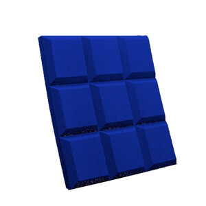 Акустическая панель "Квадрат" (2000х1000х40мм), темно-синий