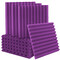 Акустические панели "Волна-Лайн 50" (16 штук по 500x500x50мм, 4м²), фиолетовый