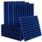 Акустические панели "Волна-Лайн 50" (16 штук по 500x500x50мм, 4м²), темно-синий