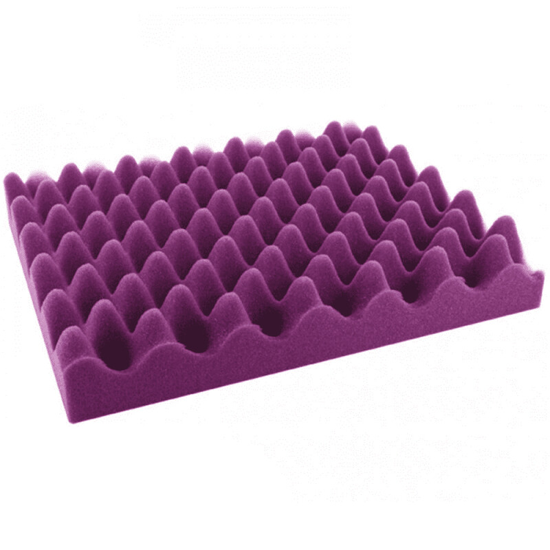 Акустический поролон Волна-3D 40 (2000х1000x40мм), фиолетовый