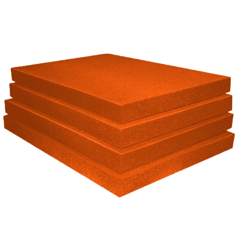 ППУ Листовой 10 (2000х1000x10мм), оранжевый