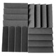 Акустические панели Аура 500 (16 штук по 500x500x50мм, 4м²), темно-серый