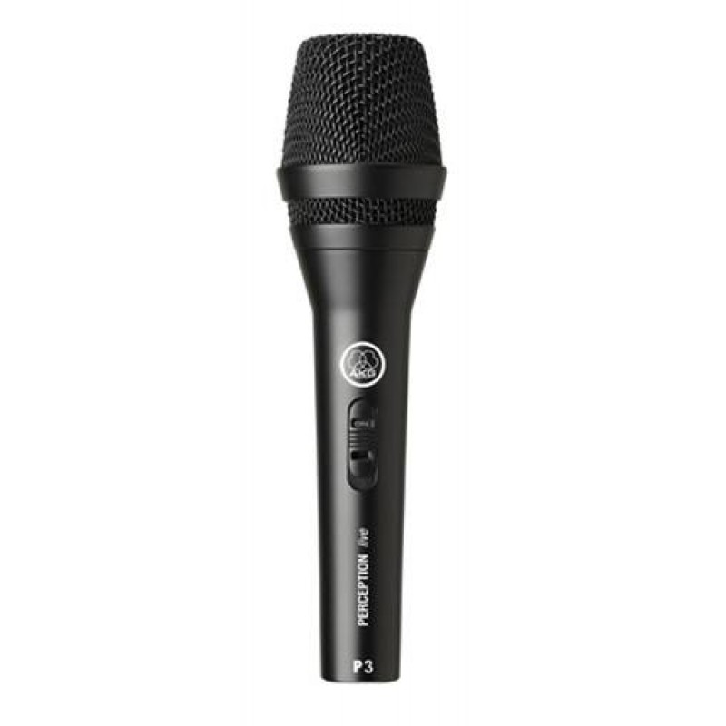 AKG P3S микрофон динамический кардиоидный вокальный/инструментальный 40-20000Гц с выкл