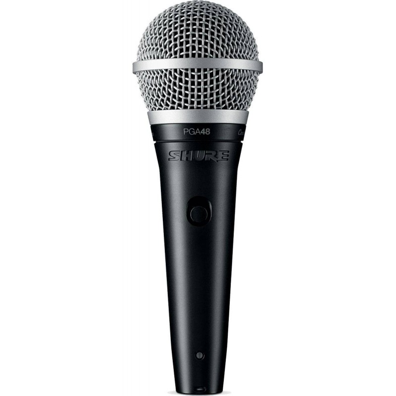 SHURE PGA48-XLR-E кардиоидный вокальный микрофон c выключателем, с кабелем XLR -XLR