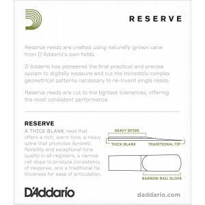 D"ADDARIO WOODWINDS DJR1035 RESERVE ASX- 10 PACK - 3.5 , 3.5, 10