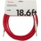 FENDER 18.6' OR INST CABLE FRD инструментальный кабель, красный, 18,6' (5,7 м)