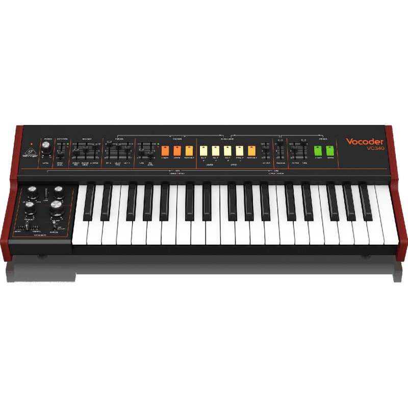 BEHRINGER VOCODER VC340 аналоговый вокодер/войс-синтезатор/струныый синтезатор, полувзвешенная клавиатура на 37 полноразмерных к