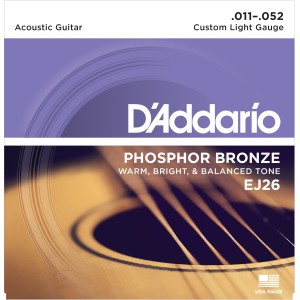 D"ADDARIO EJ26 Phosphor Bronze, Custom Light, 11-52