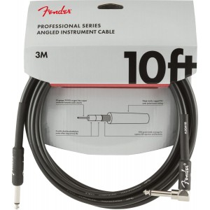 FENDER 10" ANGLE INST CABLE Black