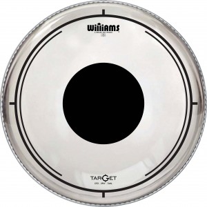 WILLIAMS DT2-7MIL-12 Double Ply Clear Oil Target Dot Series 12" -  7-MIL