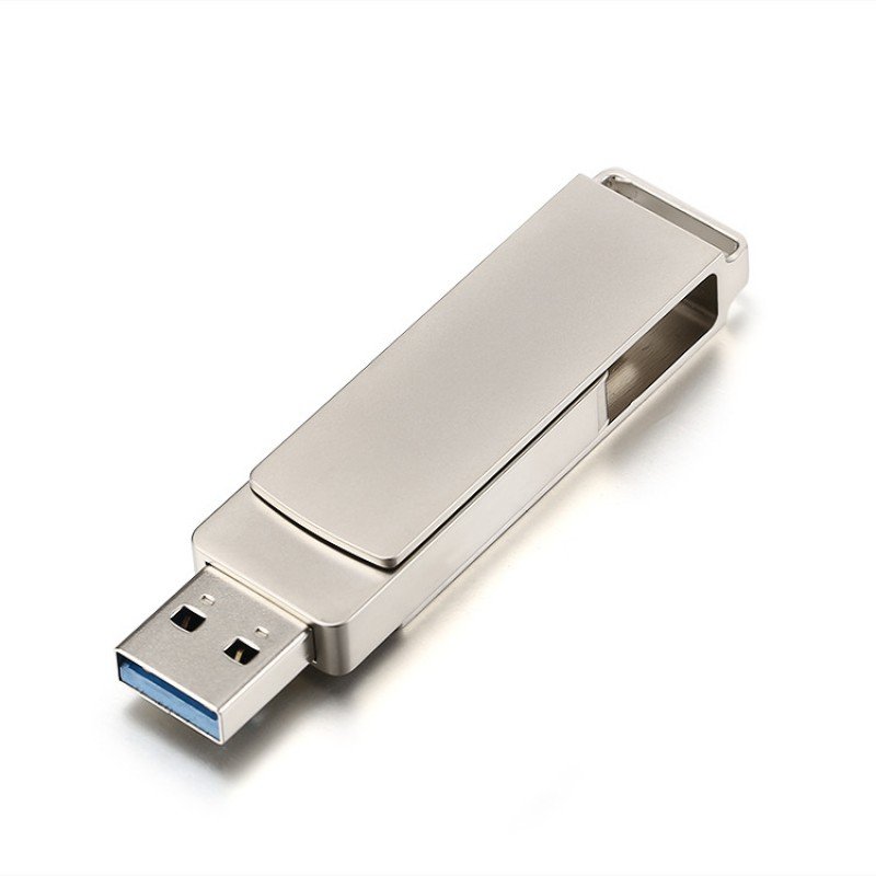 00-00030045 Флеш-накопитель MODERN 64GB USB3.0 Type-C (m) металл серый, GoPower