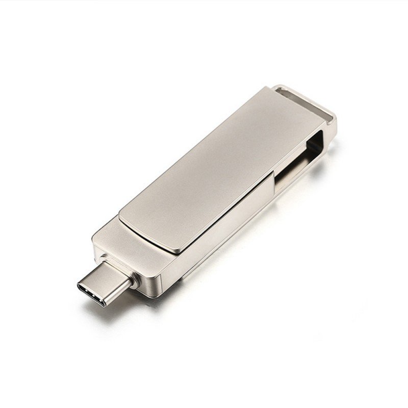 00-00030045 Флеш-накопитель MODERN 64GB USB3.0 Type-C (m) металл серый, GoPower