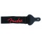 FENDER BLACK/RED LOGO ремень для гитары черно-красный