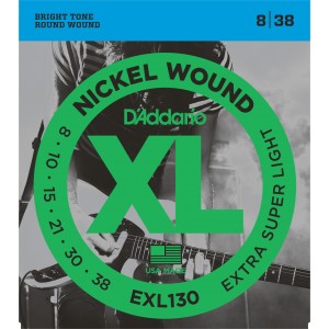 D"ADDARIO EXL130 -PACK NICKEL WOUND SUPER LIGHT