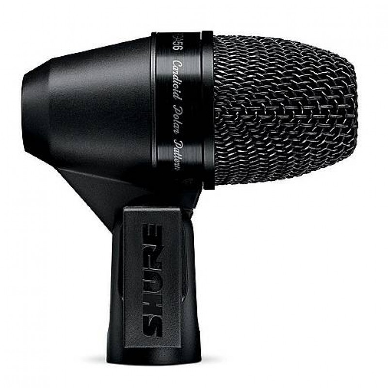 SHURE PGA56-XLR кардиоидный микрофон для ударных и других музыкальных инструментов, c держателем A50D