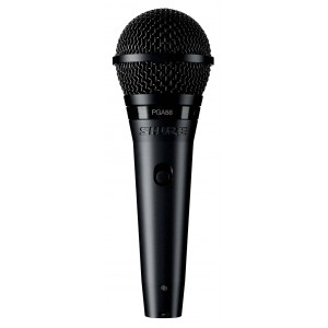 SHURE PGA58BTS кардиоидный вокальный микрофон c выключателем, с кабелем XLR -XLR и микрофонной стойкой