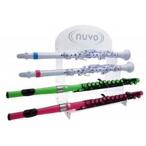 NUVO Acrylic Retail Display Horizontal (4 x Flute/Clarineo)