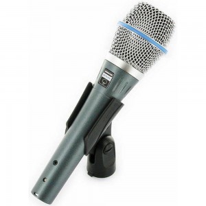 SHURE BETA 87A Вокальный конденсаторный микрофон суперкардиоидный, 20-20000 Гц, чувствительность 2,37 мВ/Па, 140,5 дБ