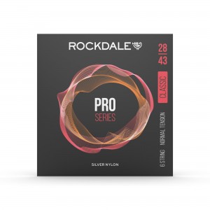 ROCKDALE PRO 28-43 Silver Nylon Normal струны для классической гитары