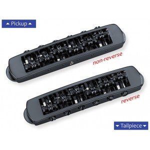 12080400.11 STM Бридж Tune-O-Matic, черный хром, Schaller