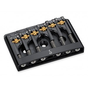 12120401 3D-6 Бридж (струнодержатель), черный, Schaller 12120401 3D-6 Бридж (струнодержатель), черный, Schaller