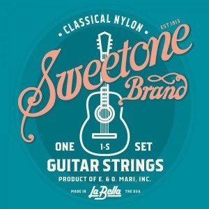 1S-BULK-24 Sweetone Струны для классической гитары, 24 комплекта, посеребренные, La Bella 1S-BULK-24 Sweetone Струны для классической гитары, 24 комплекта, посеребренные, La Bella