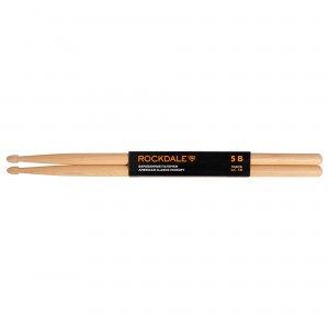 ROCKDALE American Classic Hickory AC-5B барабанные палочки, американский орех, деревянный наконечник, цвет - натуральный