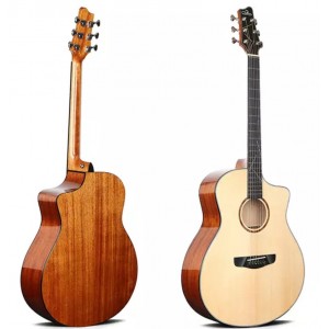 2101-N Акустическая гитара, с вырезом, цвет натуральный, IZ