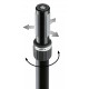21366-014-55 Ring Lock Соединительная штанга стойки акустической системы, Konig & Meyer