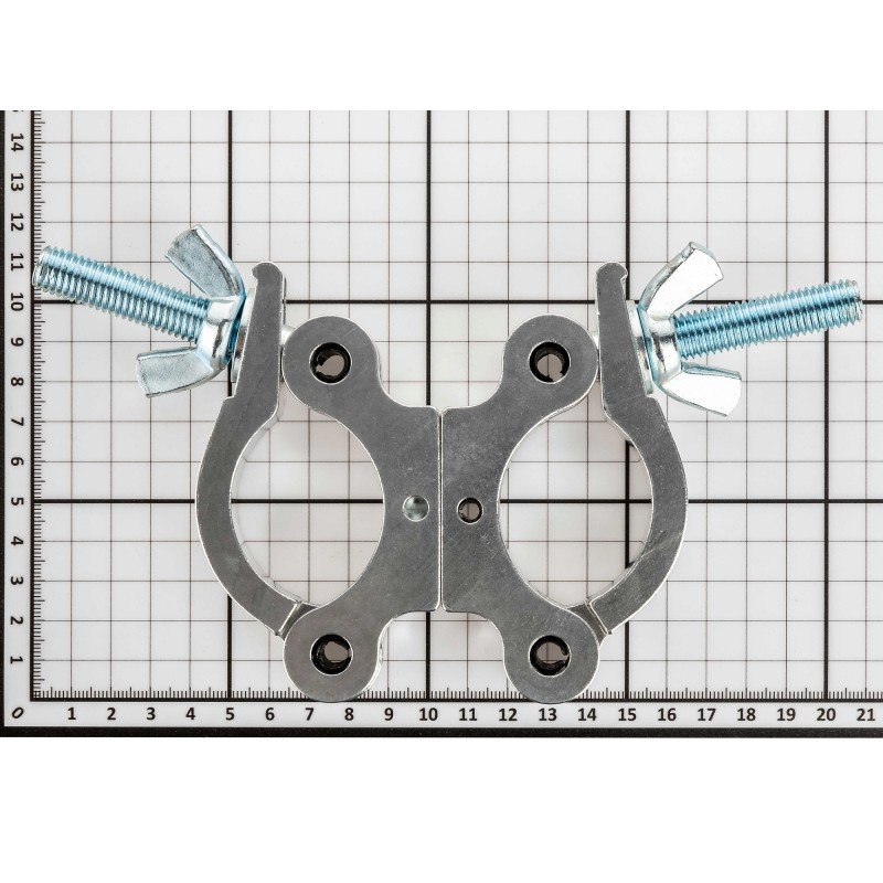 223P230-DD Струбцина крепежная, двойная, поворотная, 38-51мм, LFocus