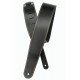 25LS00-DX Classic Leather Ремень для гитары, кожаный, черный, контрастная строчка, Planet Waves