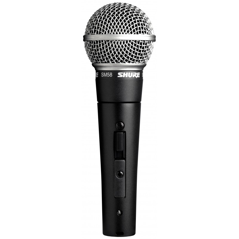 SHURE SM58S динамический кардиоидный вокальный микрофон (с выключателем)