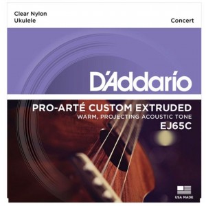 D"ADDARIO EJ65C PRO-ARTE CUSTOM EXTRUDED UKULELE, CONCERT