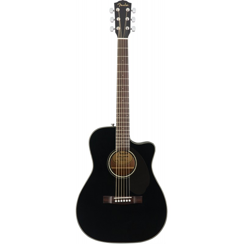 Fender CC-60SCE BLK WN электроакустическая гитара