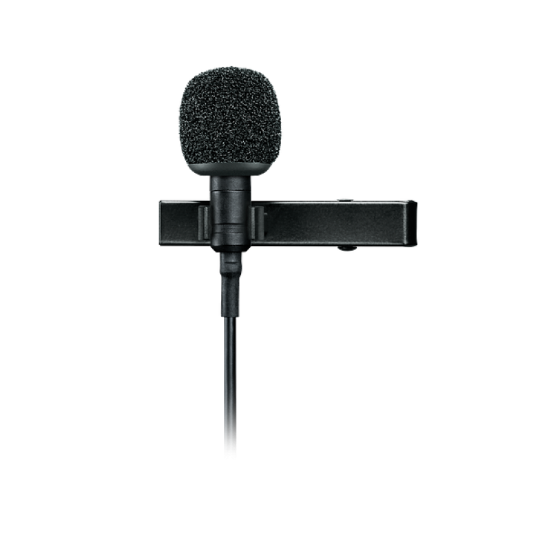 SHURE MVL-3.5MM Петличный конденсаторный микрофон всенаправленный для мобильных устройств, 100-20000 Гц, 6,3 мВ/Па, Max.SPL 124