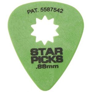 30014 Star Pick Медиаторы 72шт, толщина 0.88мм, Everly 30014 Star Pick Медиаторы 72шт, толщина 0.88мм, Everly