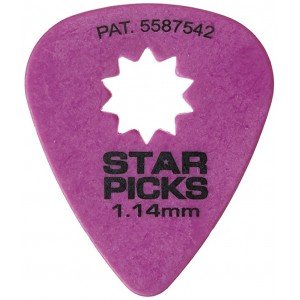 30016 Star Pick Медиаторы 72шт, толщина 1.14мм, Everly 30016 Star Pick Медиаторы 72шт, толщина 1.14мм, Everly
