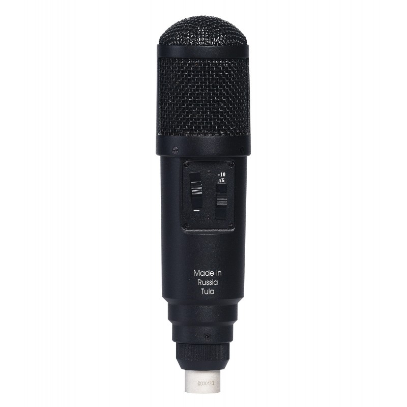 3192122 МК-319-Ч-С-ФДМ Конденсаторный микрофон, стереопара, черный, деревянный футляр, Октава