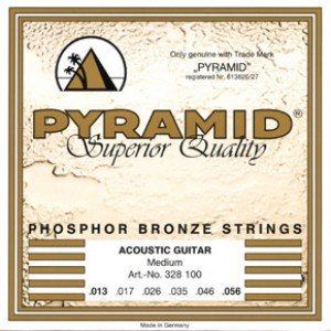 328100 Phosphor Bronze Комплект струн для акустической гитары, 13-56, Pyramid