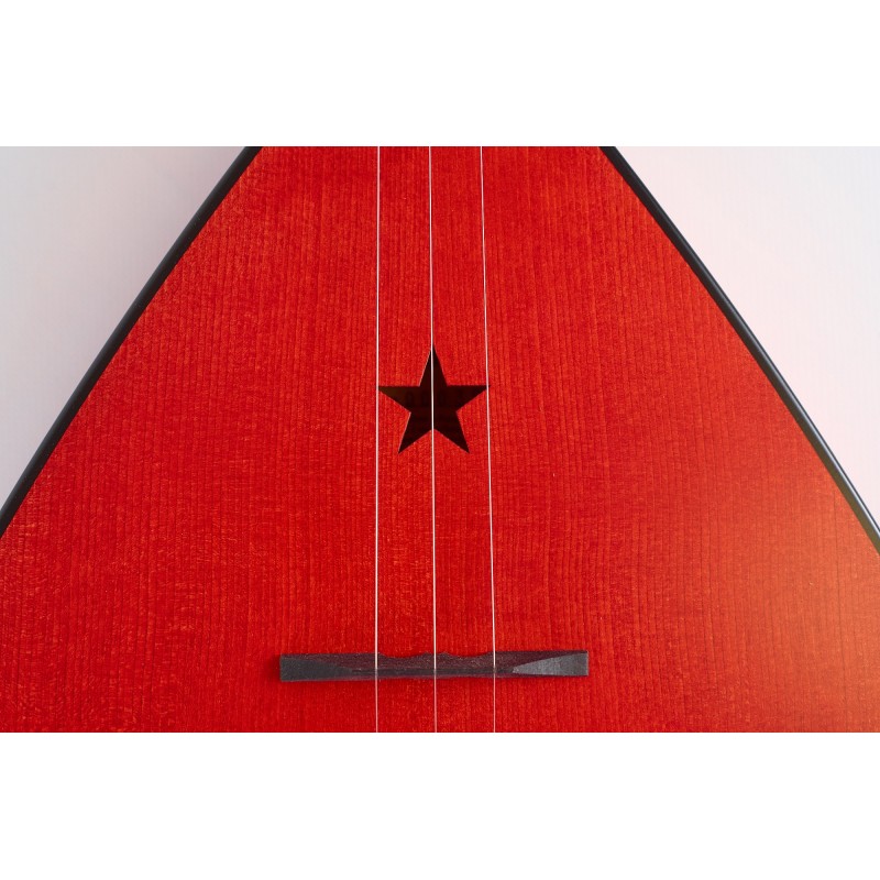 3S-RSF Фестиваль Красная Звезда Балалайка компактная с резонатором в форме звезды, Балалайкеръ