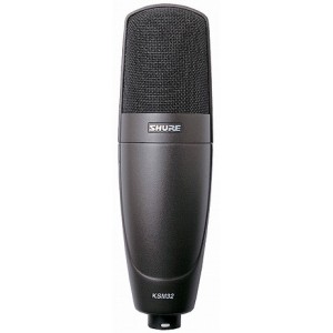 SHURE KSM32/CG студийный конденсаторный микрофон, цвет 'уголь', жесткое крепление на стойку