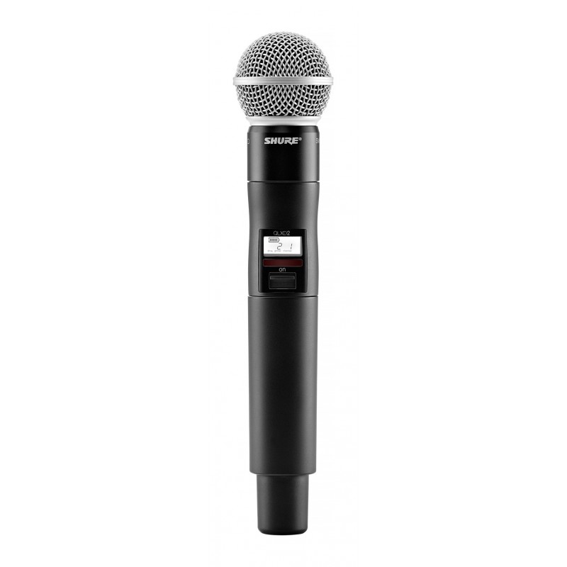 SHURE QLXD2/SM58 G51 470-534 МГц ручной передатчик серии QLXD с капсюлем микрофона SM58