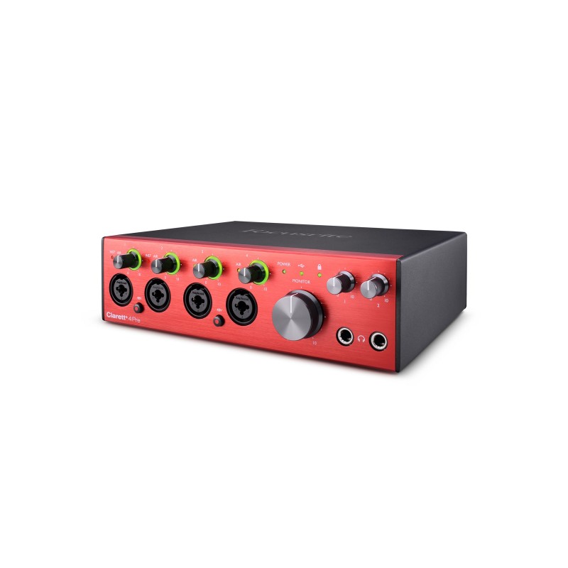 FOCUSRITE Clarett+ 4Pre интерфейс, 18 входов/8 выходов