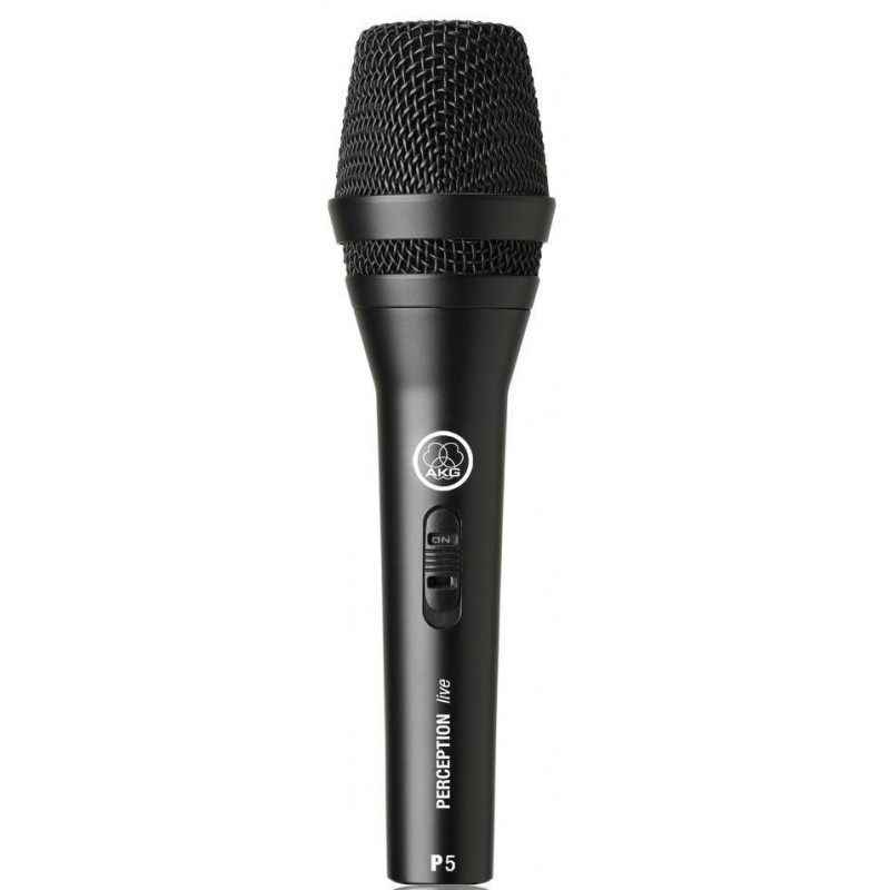 AKG P5S микрофон динамический суперкардиоидный вокальный 40-20000Гц, 2,5мВ/Па с выключателем